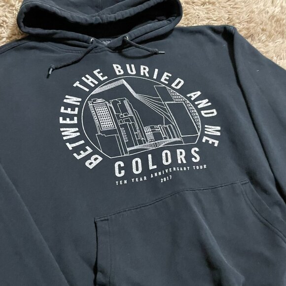 Rare Between The Buried And Me Colors 2017 10 Year Aniversary Tour Hoodie Large - Picture 2 of 8